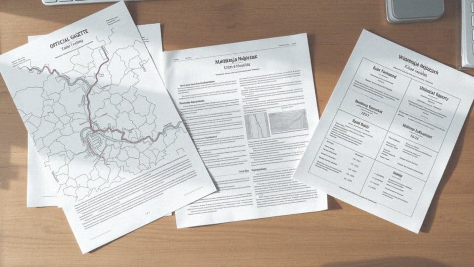 Jakie dokumenty mogą pomóc w ustaleniu numeru drogi?