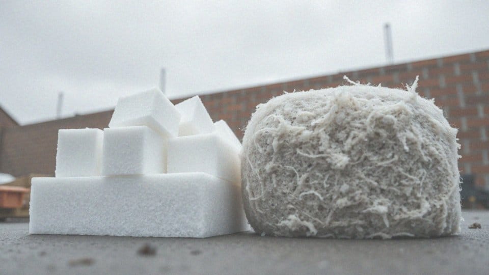 Jakie są różnice w nasiąkliwości między styropianem a wełną mineralną?