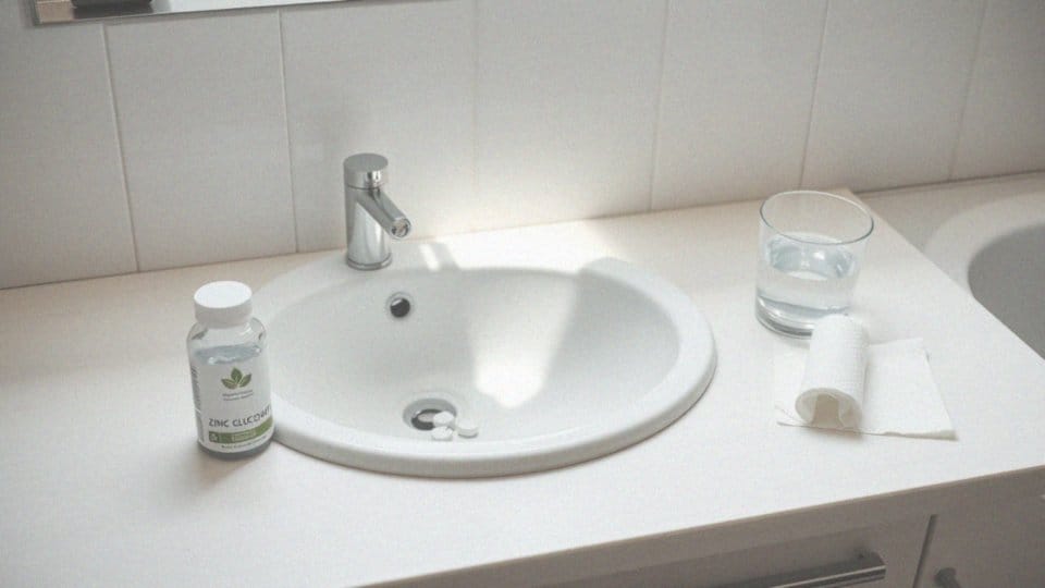 Jakie skutki uboczne mogą wystąpić przy stosowaniu glukonianu cynku?