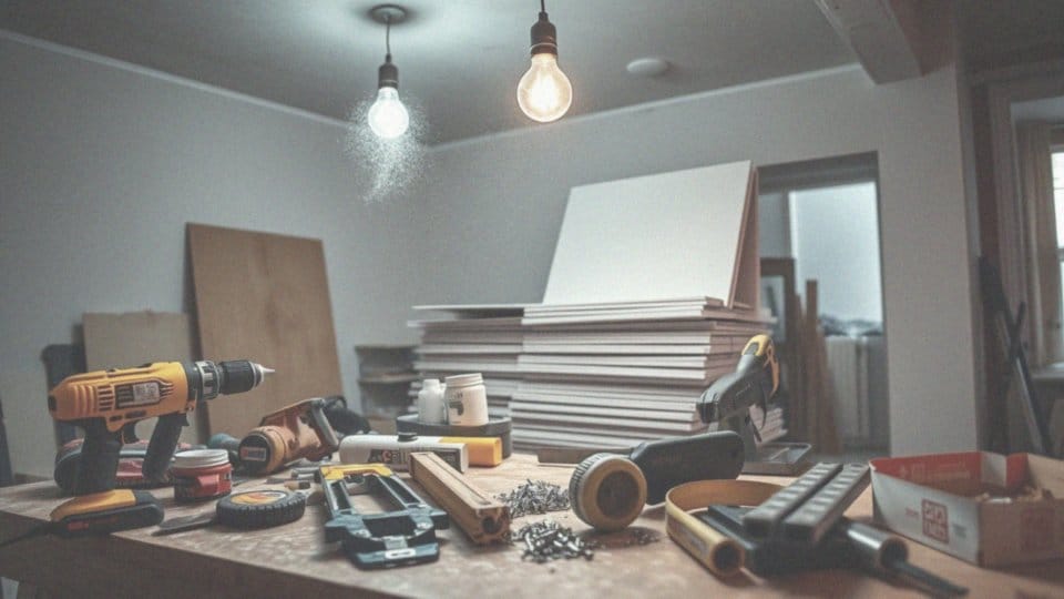 Jakie narzędzia są potrzebne do montażu sufitu podwieszanego?