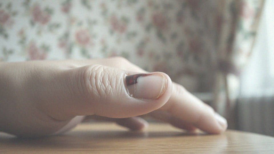 Jakie są objawy złamanego paznokcia do krwi?