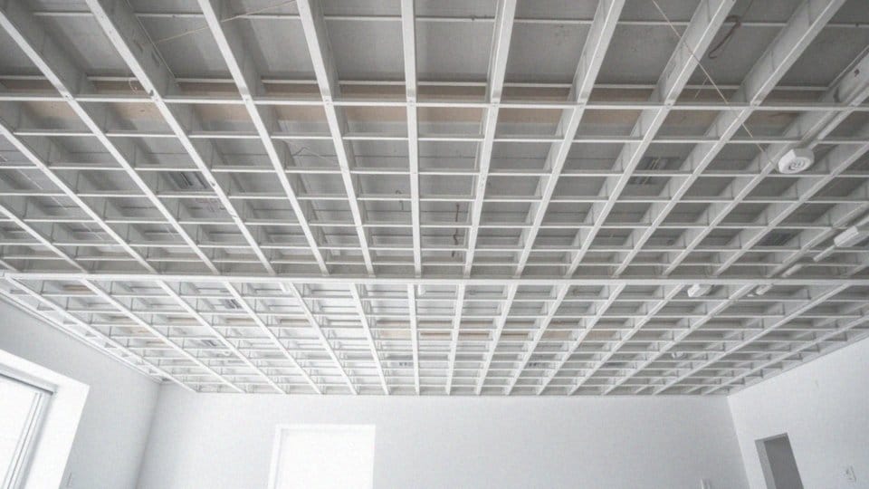 Jak zmienia się rozstaw profili w przypadku sufitu dwupoziomowego?