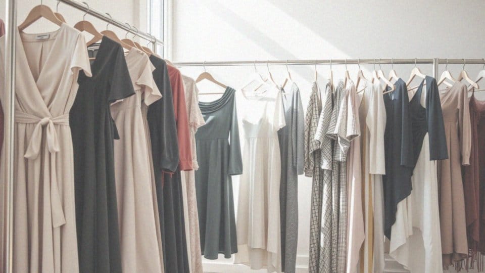 Jakie fasony sukienek z długim rękawem można znaleźć w ofercie wyprzedażowej?